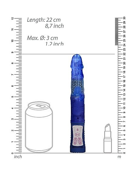 Wibrator Króliczek Rotating Beetle - Blue - Wibratory Króliczki - 3