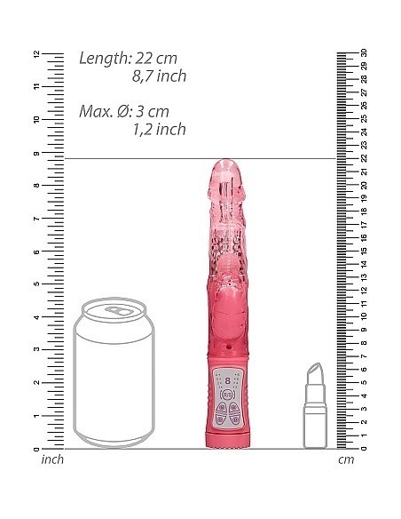 Wibrator Króliczek Rotating Beetle - Pink - Wibratory Króliczki - 3