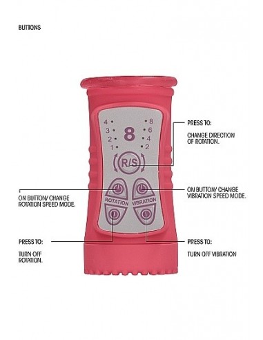 Wibrator Króliczek Rotating Beetle - Pink - Wibratory Króliczki - 12