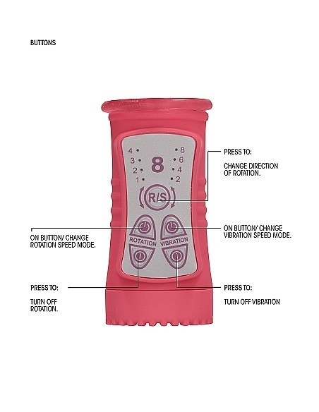 Wibrator Króliczek Rotating Beetle - Pink - Wibratory Króliczki - 12