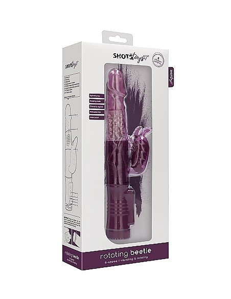 Wibrator Króliczek Rotating Beetle - Purple - Wibratory Króliczki - 2