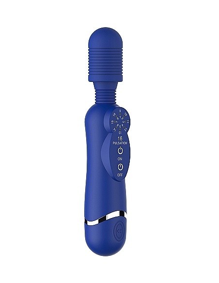 Masażer WAND Silicone Massage Wand - Blue - Wibratory Magic Wand - 1