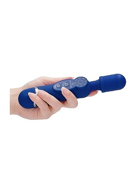 Masażer WAND Silicone Massage Wand - Blue - Wibratory Magic Wand - 6