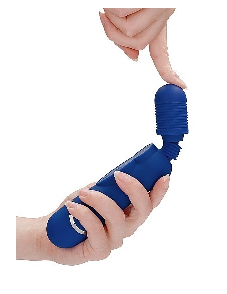 Masażer WAND Silicone Massage Wand - Blue - Wibratory Magic Wand - 7