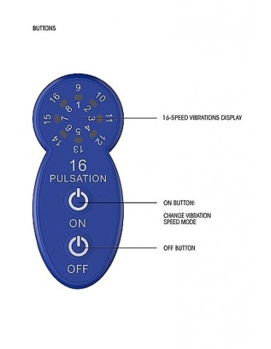 Masażer WAND Silicone Massage Wand - Blue - Wibratory Magic Wand - 10