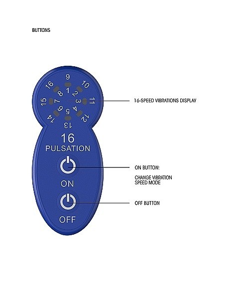 Masażer WAND Silicone Massage Wand - Blue - Wibratory Magic Wand - 10