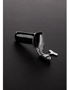 Wziernik BDSM Collins Speculum - Medium - Brushed Steel - Zabawki Medyczne - 1 2