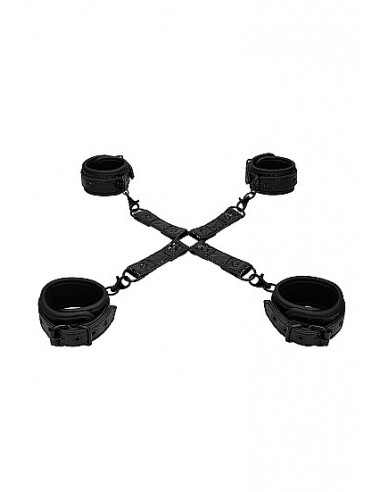 Kajdanki erotyczne Luxury Hogtie - Black - Kajdanki erotyczne - 1