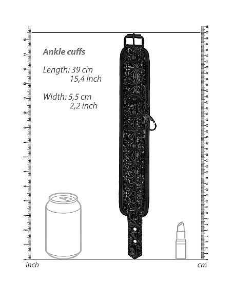 Kajdanki erotyczne Luxury Hogtie - Black - Kajdanki erotyczne - 5