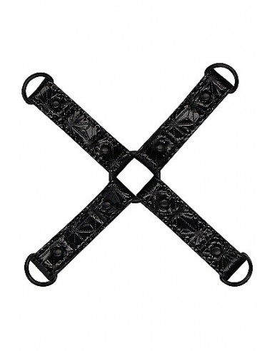 Kajdanki erotyczne Luxury Hogtie - Black - Kajdanki erotyczne - 12