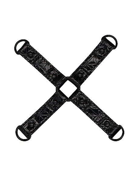 Kajdanki erotyczne Luxury Hogtie - Black - Kajdanki erotyczne - 12