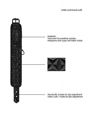 Kajdanki erotyczne Luxury Hogtie - Black - Kajdanki erotyczne - 13