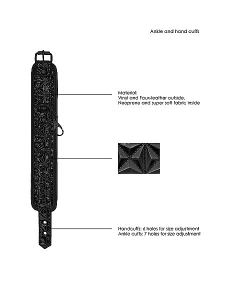 Kajdanki erotyczne Luxury Hogtie - Black - Kajdanki erotyczne - 13