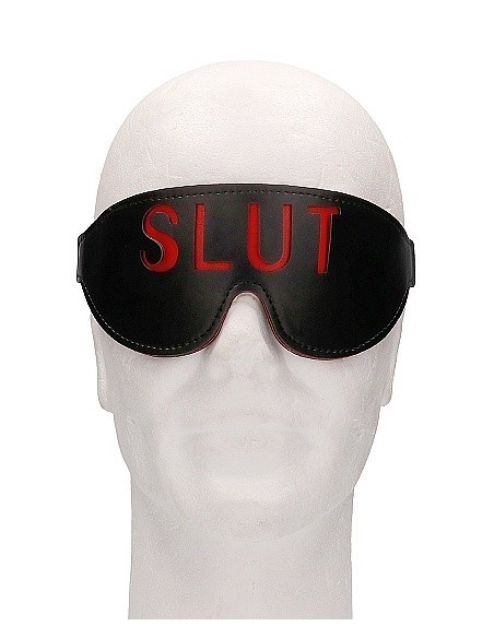 Opaska Na Oczy Erotyczna Blindfold - Slut - Black - Opaski i maski na oczy - 1