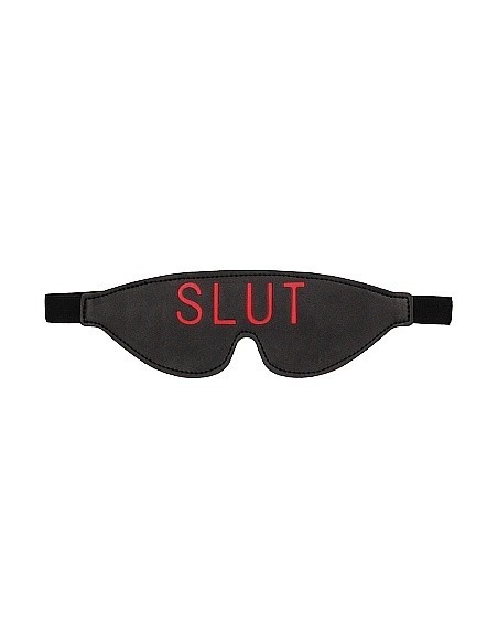 Opaska Na Oczy Erotyczna Blindfold - Slut - Black - Opaski i maski na oczy - 3