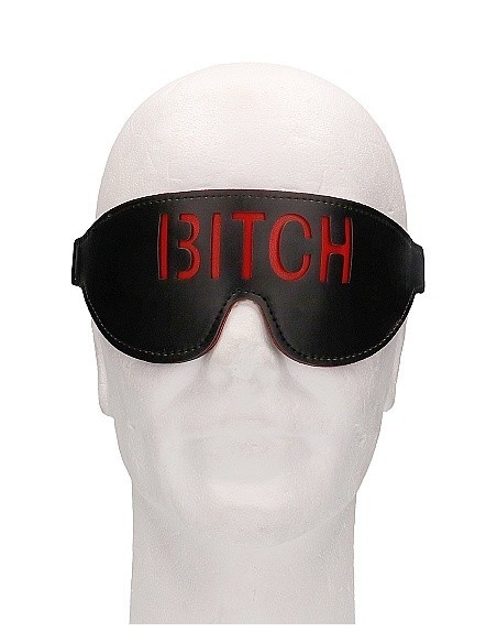 Opaska Na Oczy Erotyczna Blindfold - Bitch - Black - Opaski i maski na oczy - 1