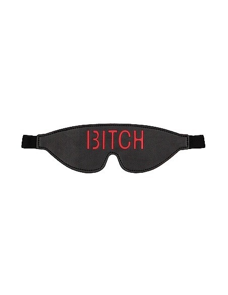 Opaska Na Oczy Erotyczna Blindfold - Bitch - Black - Opaski i maski na oczy - 3