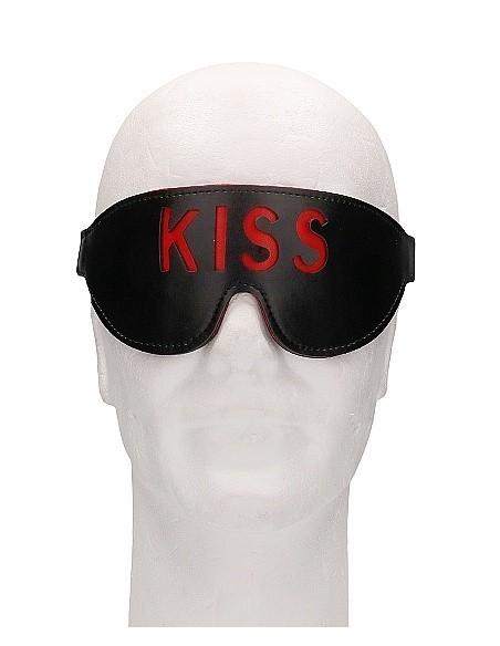 Opaska Na Oczy Erotyczna Blindfold - Kiss - Black - Opaski i maski na oczy - 1