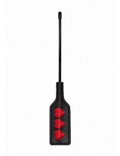 Packa do klapsów Ouch! Crop - HEART - Small - Black - Baty, pejcze i packi - 1