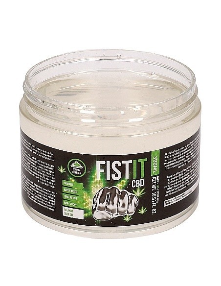 Wodny lubrykant CBD Fist It 500ml - Lubrykanty, feromony i olejki do masażu CBD - 4
