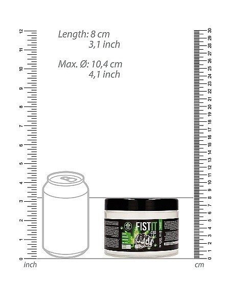 Wodny lubrykant CBD Fist It 500ml - Lubrykanty, feromony i olejki do masażu CBD - 6