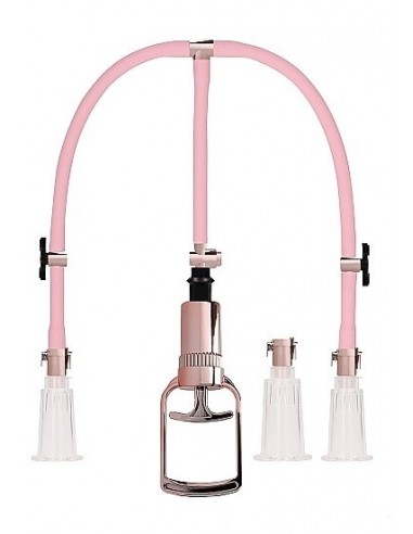 Pompki na sutki Clitoral / Nipple Pump Set Medium - Rose Gold - Pompki do sutków i pochwy - 1