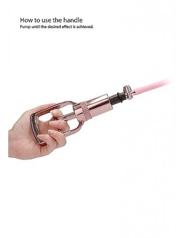 Pompki na sutki Clitoral / Nipple Pump Set Medium - Rose Gold - Pompki do sutków i pochwy - 10