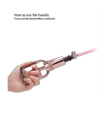 Pompki na sutki Clitoral / Nipple Pump Set Medium - Rose Gold - Pompki do sutków i pochwy - 10