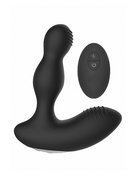 Masażer prostaty Remote Controlled E-Stim / Vibrating Black - Masażery i stymulatory prostaty - 1