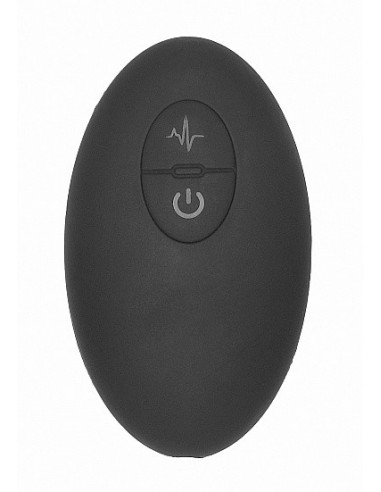 Masażer prostaty Remote Controlled E-Stim / Vibrating Black - Masażery i stymulatory prostaty - 5