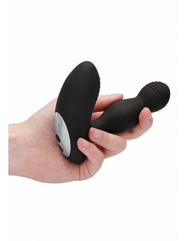 Masażer prostaty Remote Controlled E-Stim / Vibrating Black - Masażery i stymulatory prostaty - 7