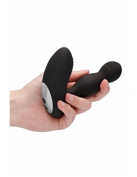Masażer prostaty Remote Controlled E-Stim / Vibrating Black - Masażery i stymulatory prostaty - 7