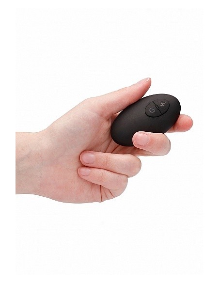 Masażer prostaty Remote Controlled E-Stim / Vibrating Black - Masażery i stymulatory prostaty - 8