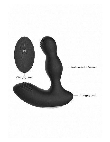 Masażer prostaty Remote Controlled E-Stim / Vibrating Black - Masażery i stymulatory prostaty - 11