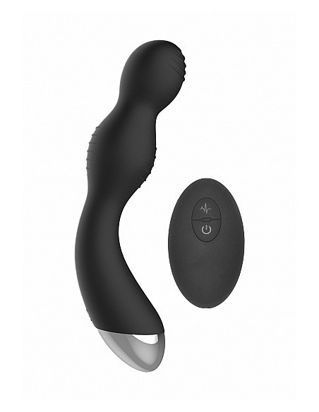 Wibrator analny Remote Controlled E-Stim / Vibrating G/P-Spot Vibrator - Black - Masażery i stymulatory prostaty - 1