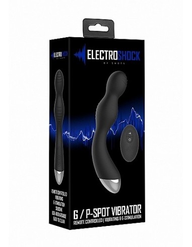 Wibrator analny Remote Controlled E-Stim / Vibrating G/P-Spot Vibrator - Black - Masażery i stymulatory prostaty - 2
