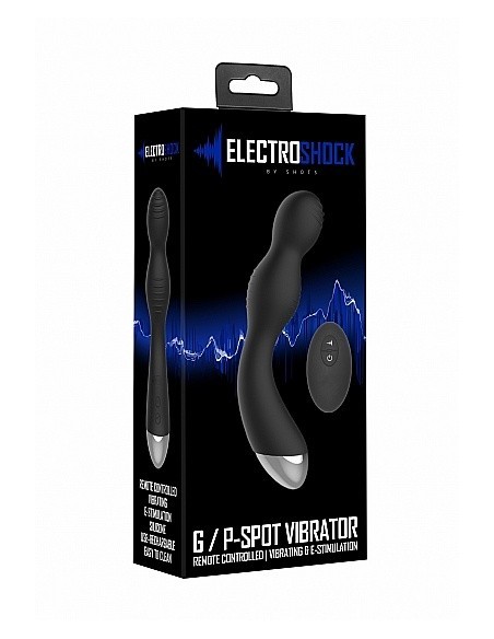 Wibrator analny Remote Controlled E-Stim / Vibrating G/P-Spot Vibrator - Black - Masażery i stymulatory prostaty - 2