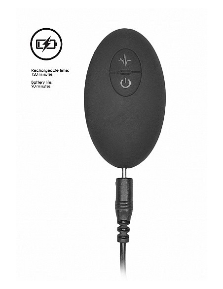 Wibrator analny Remote Controlled E-Stim / Vibrating G/P-Spot Vibrator - Black - Masażery i stymulatory prostaty - 11