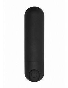Wibrator mini 10 Speed Rechargeable Bullet - Black - Wibratory Mini - 1