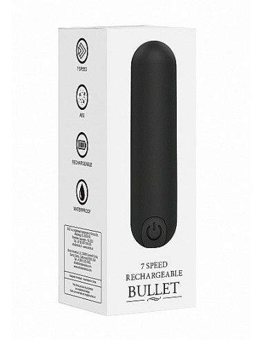 Wibrator mini 10 Speed Rechargeable Bullet - Black - Wibratory Mini - 2
