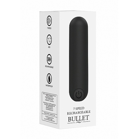 Wibrator mini 10 Trybów Ładowanie USB - Mini - Czarny - 2