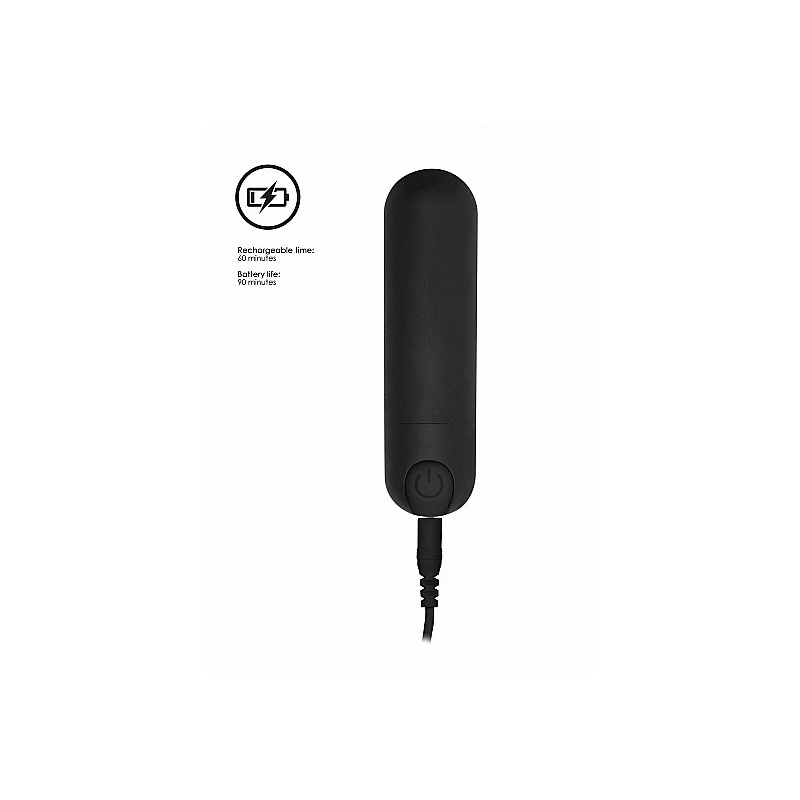 Wibrator mini 10 Trybów Ładowanie USB - Mini - Czarny - 7