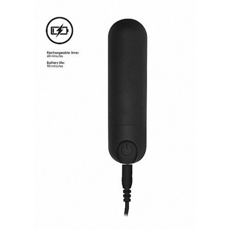 Wibrator mini 10 Trybów Ładowanie USB - Mini - Czarny - 7