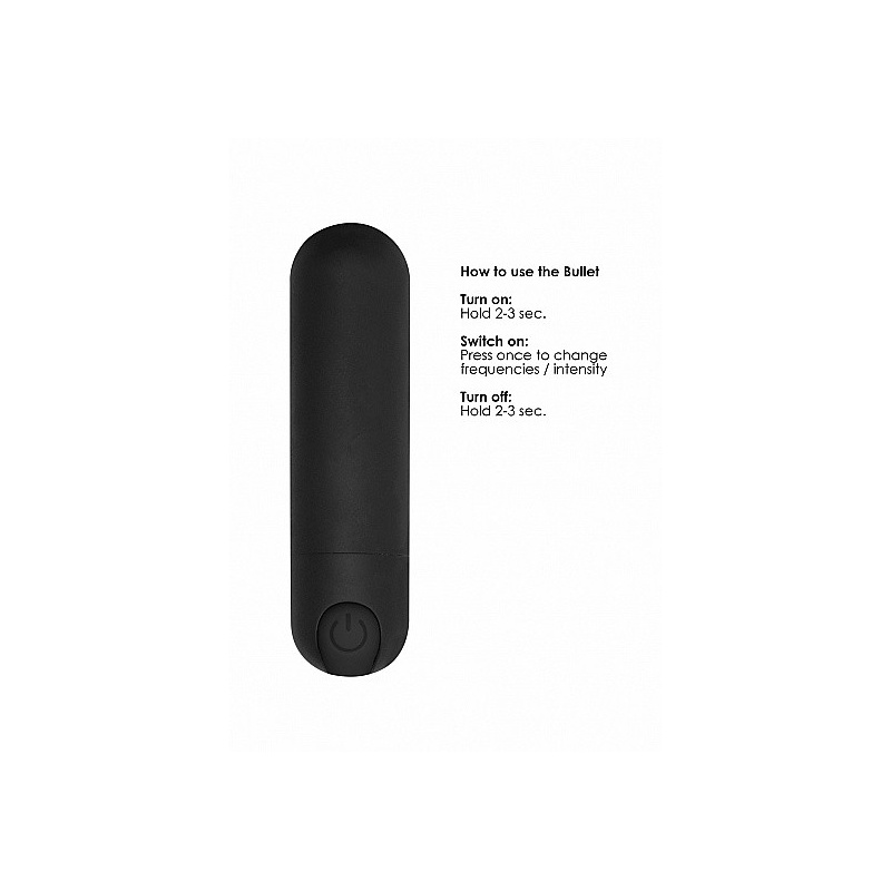 Wibrator mini 10 Trybów Ładowanie USB - Mini - Czarny - 9