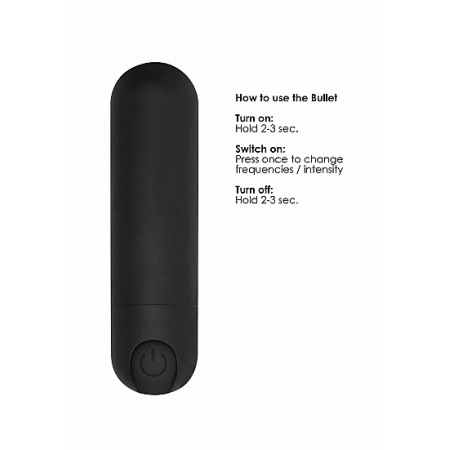 Wibrator mini 10 Trybów Ładowanie USB - Mini - Czarny - 9