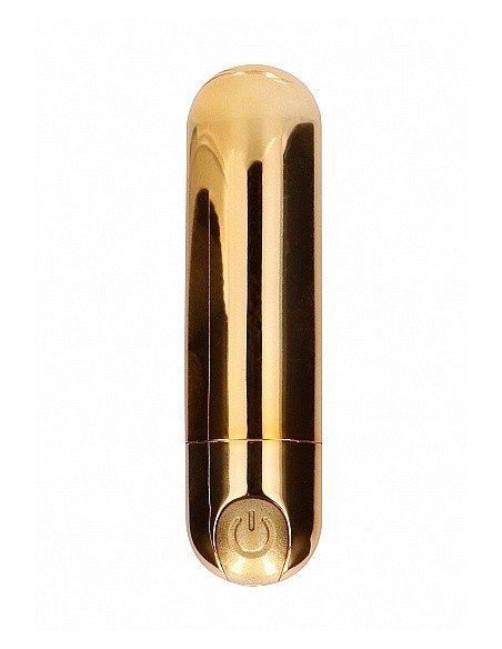 Wibrator mini 10 Speed Rechargeable Bullet - Gold - Wibratory Mini - 1