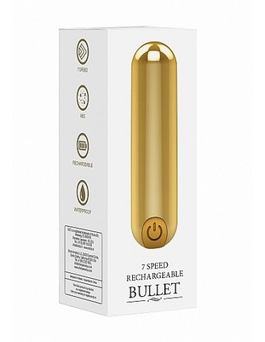 Wibrator mini 10 Speed Rechargeable Bullet - Gold - Wibratory Mini - 2