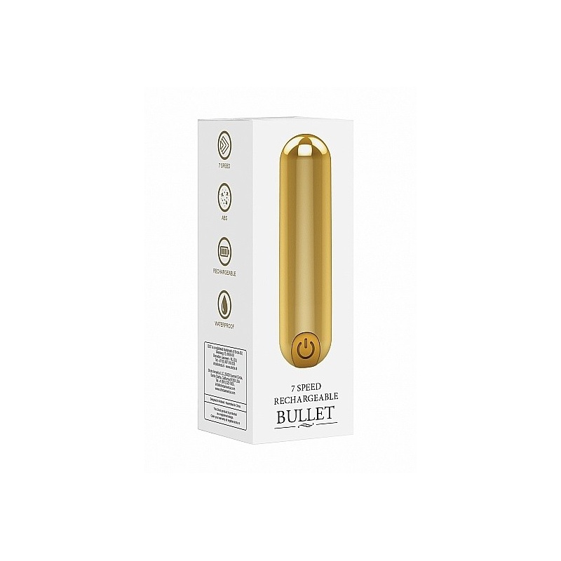 Wibrator mini 10 Trybów Ładowanie USB - Mini - Złoty - 2