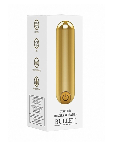 Wibrator mini 10 Speed Rechargeable Bullet - Gold - Wibratory Mini - 2