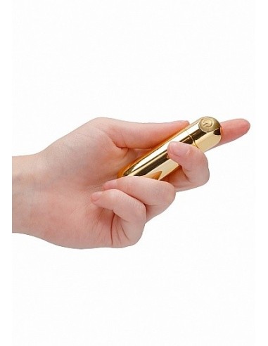 Wibrator mini 10 Speed Rechargeable Bullet - Gold - Wibratory Mini - 6